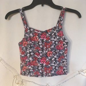 Aeropostale XS flower crop top